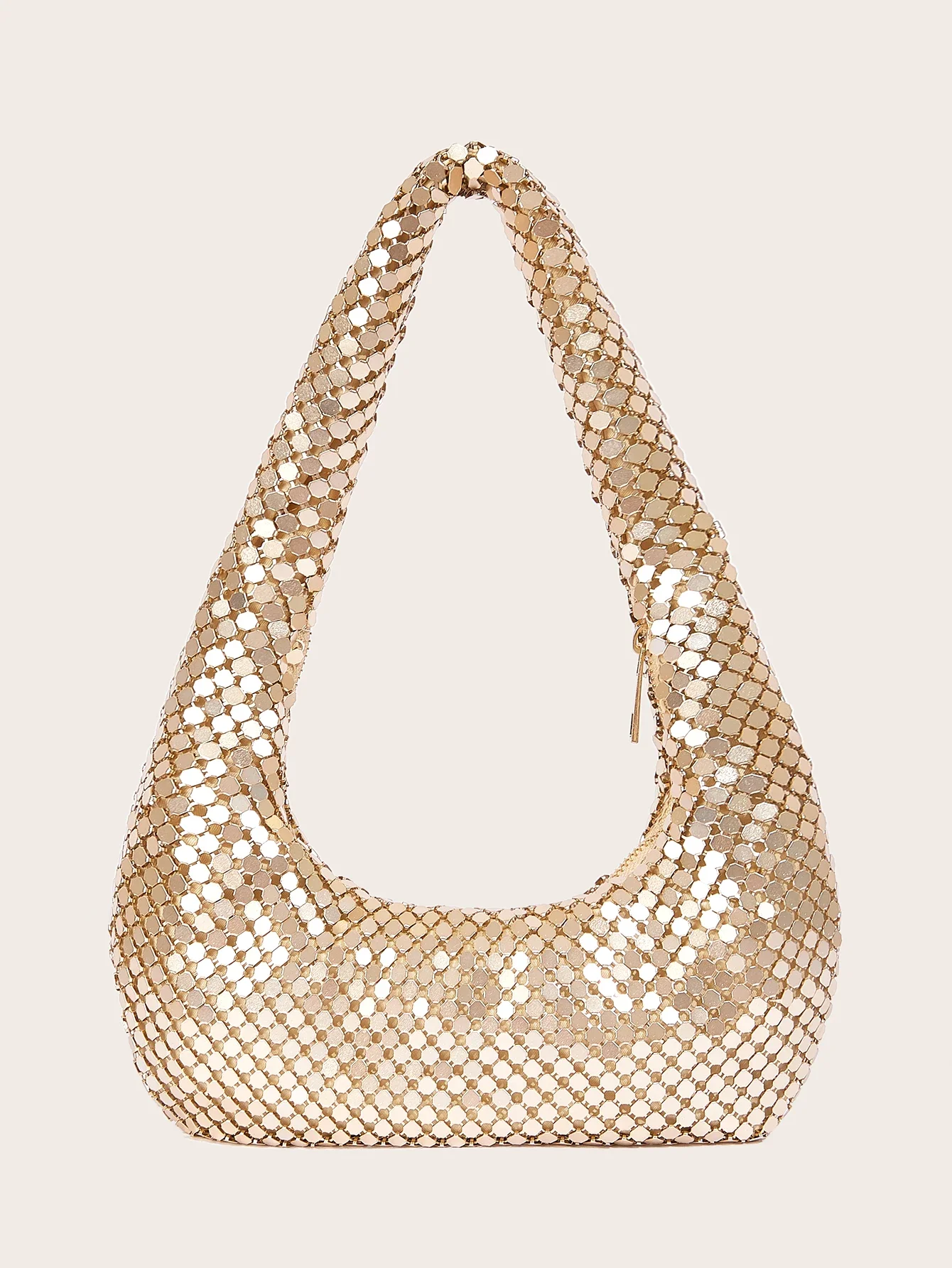 Women'S Evening Bags - สุภาพสตรี High-End ระยิบระยับโลหะใต้วงแขนกระเป๋าเพชรเงาอลูมิเนียมแผ่นคลัทช์ไหล่กระเป๋าสําหรับปาร์ตี้ไนท์คลับ