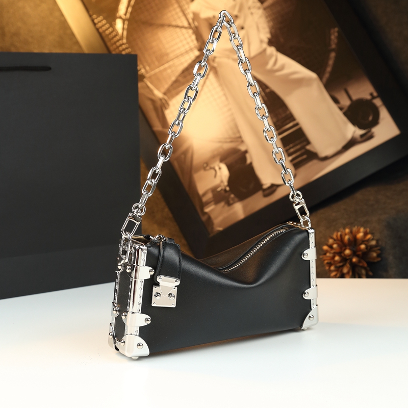 Women Bags Branded Sale - กระเป๋าสะพายข้างทรงกล่องหนังวัวแท้คุณภาพสูงแบรนด์ดีไซเนอร์หรูหราสำหรับผู้หญิง แฟชั่นกระเป๋าสะพายโซ่ ขายดี