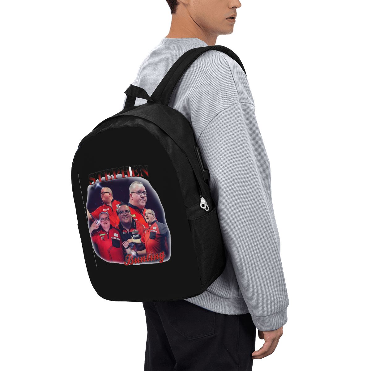 Womens Backpack - สตีเฟน บันทิง บูทเล็กกระเป๋าเป้สะพายหลังกระเป๋าใส่โน๊ตบุ๊คสำหรับเดินทางคอมพิวเตอร์กระเป๋านักเรียนนักศึกษากระเป๋าใส่แล็ปท็อปกระเป๋าสะพายสำหรับผู้ชายผู้หญิง