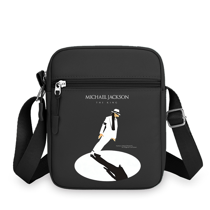 Women'S Bags Everyday - กระเป๋าใส่โทรศัพท์ลายอนิเมะสำหรับผู้ชายและผู้หญิง MJ กระเป๋าสะพายข้างแฟชั่น Michael Jackson ของขวัญวันเกิด