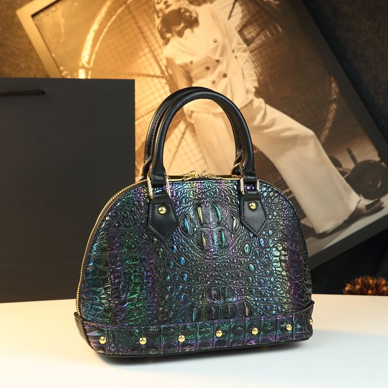 Women Bags Branded Sale - กระเป๋าถือหนังจระเข้คุณภาพสูงแบรนด์ดีไซเนอร์หรูหรา กระเป๋าสะพายไหล่และสะพายข้างสำหรับผู้หญิง ขายดี