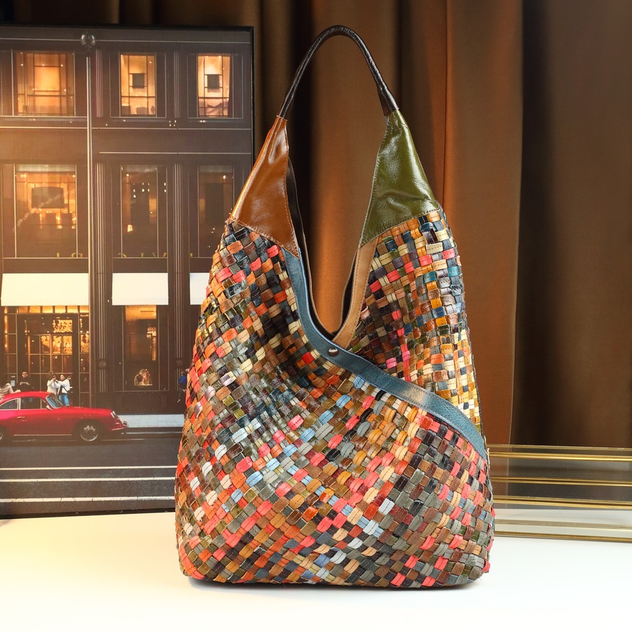 Women Bags Branded Sale - กระเป๋าหนังแท้ทำมือคุณภาพสูง ดีไซน์เฉพาะตัว แบรนด์ดัง แฟชั่นผู้หญิง ทรงสะพายไหล่ ขนาดใหญ่