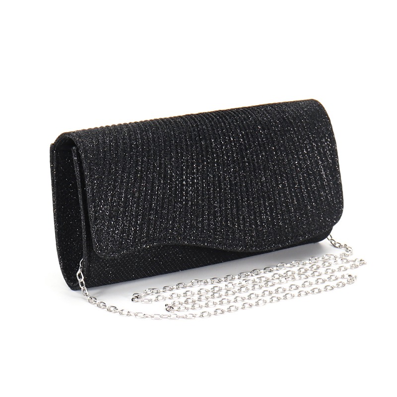 Women'S Evening Bags - กระเป๋าถือผู้หญิงแบบพับได้ ประดับกลิตเตอร์ รุ่นใหม่ ปี 2026 กระเป๋าคลัทช์ทรงซองจดหมาย