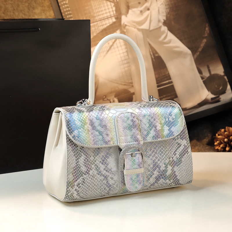Women Bags Branded Sale - Luxury Designer ยี่ห้อใหม่คุณภาพสูง Cowhide จระเข้พิมพ์กระเป๋าถือไหล่ Crossbody