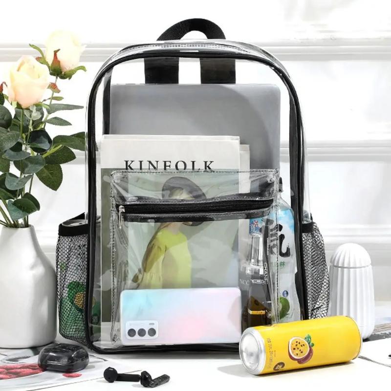 Women'S Bags Everyday - กระเป๋าเป้สะพายหลังใสกันน้ำสำหรับกีฬากลางแจ้งและฟิตเนส ความจุขนาดใหญ่ เหมาะสำหรับการเดินทางแบบสบายๆ