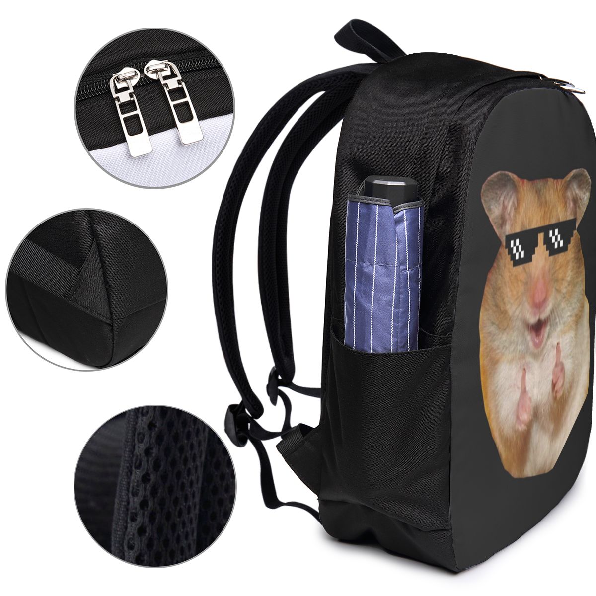 กระเป๋าเป้สะพายหลังลายหนูแฮมสเ - Womens Backpack บทวิจารณ์และราคา