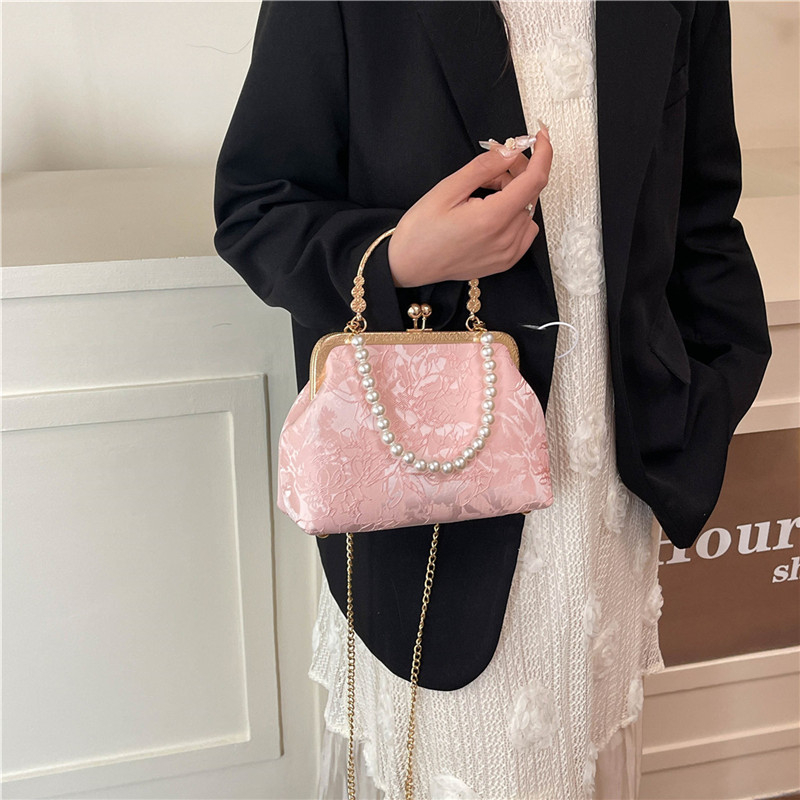 วินเทจคลาสสิกลูกไม้กระเป๋ามุกเ - Women'S Evening Bags บทวิจารณ์และราคา