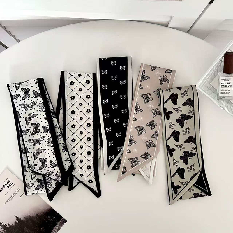 ผ้าพันคอไหมขนาดเล็ก ลายผีเสื้อ - Women Bags Branded บทวิจารณ์และราคา