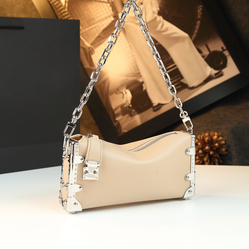 กระเป๋าสะพายข้างทรงกล่องหนังวั - Women Bags Branded Sale บทวิจารณ์และราคา