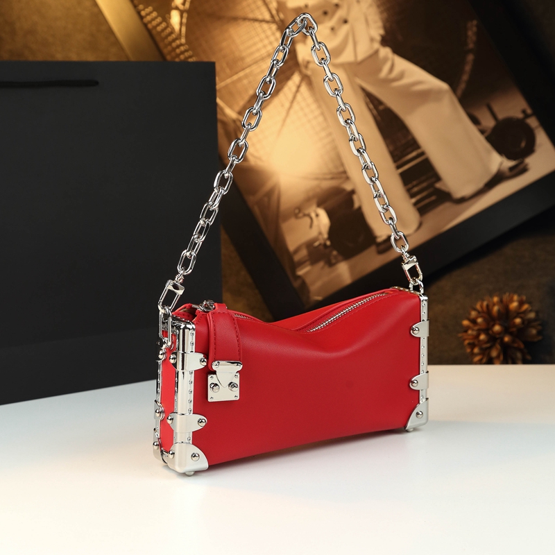 กระเป๋าสะพายข้างทรงกล่องหนังวั - Women Bags Branded Sale บทวิจารณ์และราคา