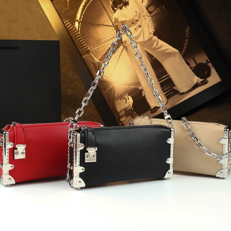 กระเป๋าสะพายข้างทรงกล่องหนังวั - Women Bags Branded Sale บทวิจารณ์และราคา