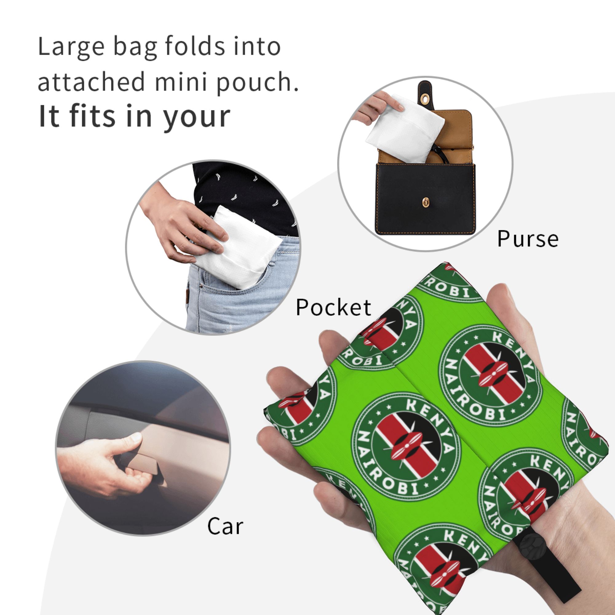 ถุงช้อปปิ้งลายธงชาติเคนยา นair - Women Bags Kenya บทวิจารณ์และราคา