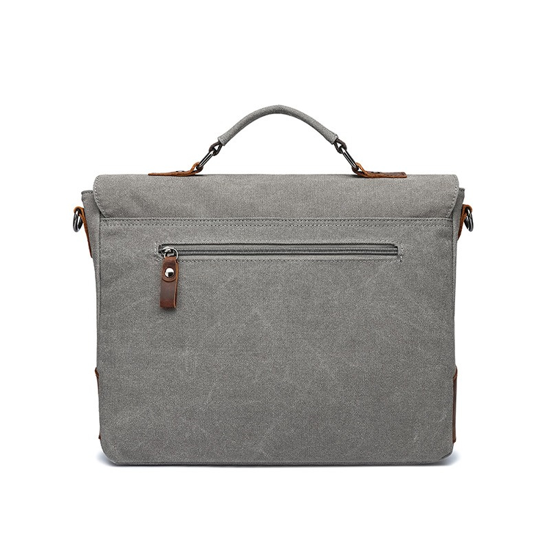 กระเป๋าถือสะพายไหล่ผ้าแคนวาส A - Women Bags Grey บทวิจารณ์และราคา
