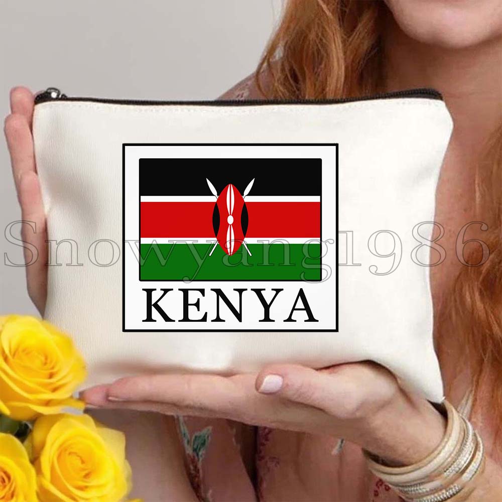 กระเป๋าเครื่องสำอางลายธงชาติเค - Women Bags Kenya บทวิจารณ์และราคา
