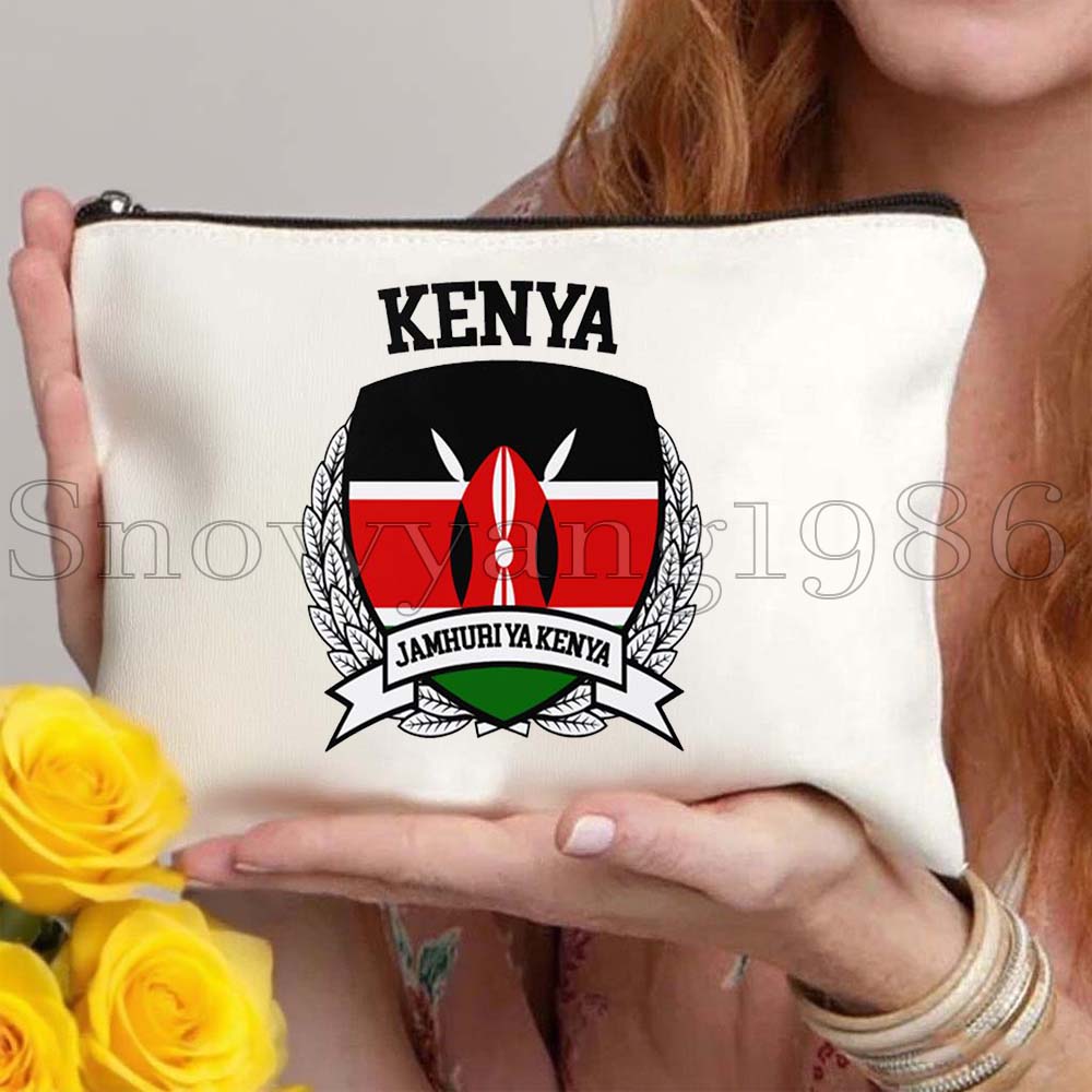 กระเป๋าเครื่องสำอางลายธงชาติเค - Women Bags Kenya บทวิจารณ์และราคา