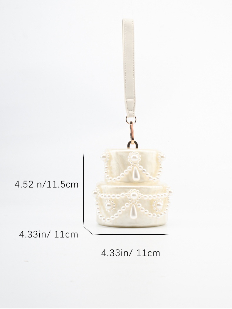เค้กรูปร่างกระเป๋าคลัทช์อะคริล - Women'S Evening Bags บทวิจารณ์และราคา