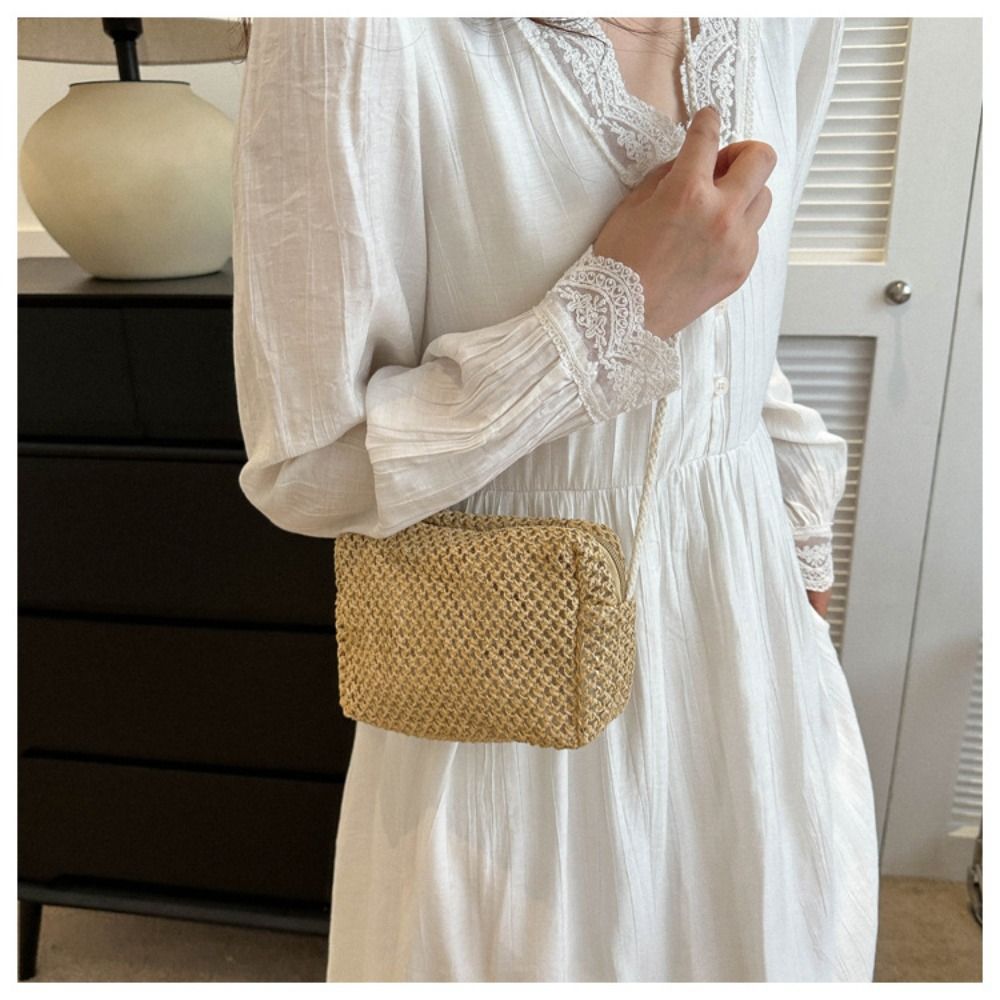 กระเป๋าฟางกระเป๋าคาดอกสตรีสานข - Women'S Bags Holiday บทวิจารณ์และราคา