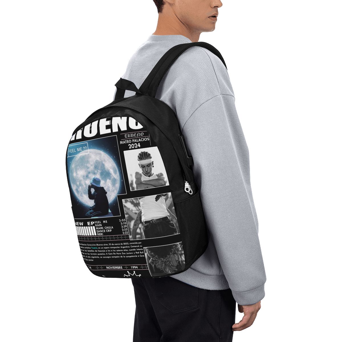 กระเป๋าเป้สะพายหลังฮิปฮอปตลกๆ  - Womens Backpack บทวิจารณ์และราคา