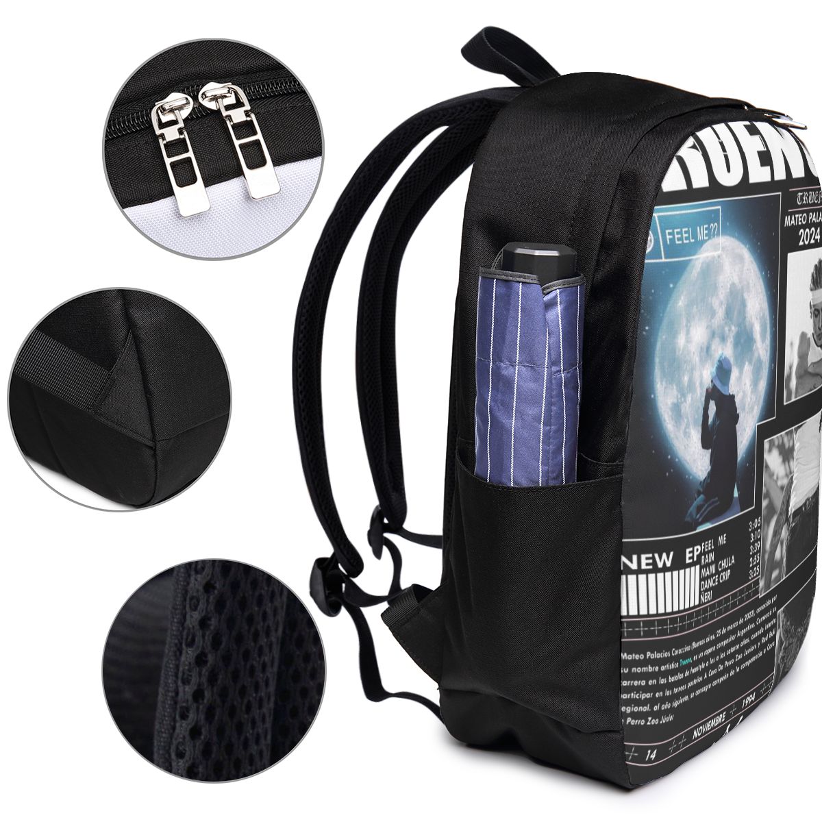 กระเป๋าเป้สะพายหลังฮิปฮอปตลกๆ  - Womens Backpack บทวิจารณ์และราคา