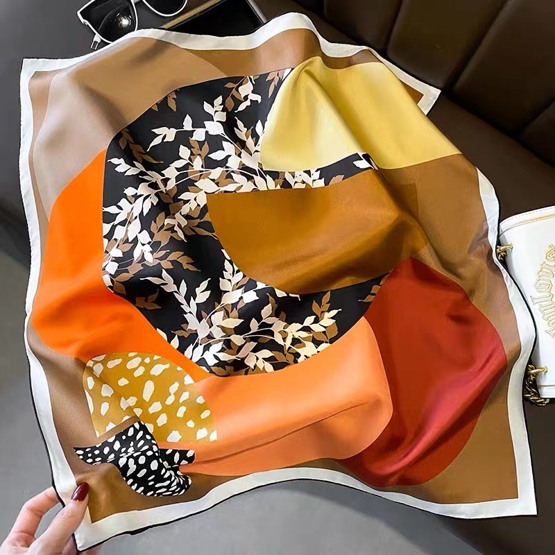 ผ้าพันคอไหมพิมพ์ลายม้าลาย ขนาด - Women'S Bags Holiday บทวิจารณ์และราคา