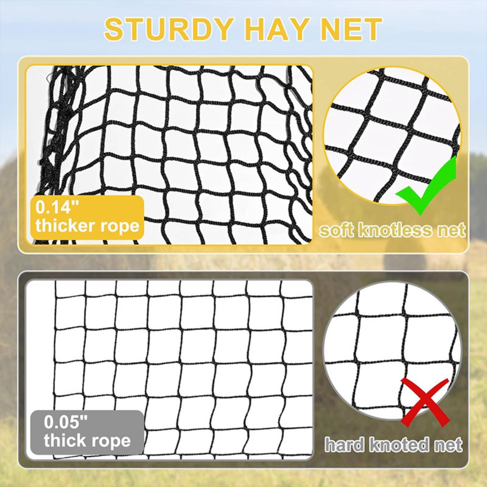 ถุงตาข่ายใส่หญ้าแห้งขนาดใหญ่ ง - Mesh Net Bag บทวิจารณ์และราคา