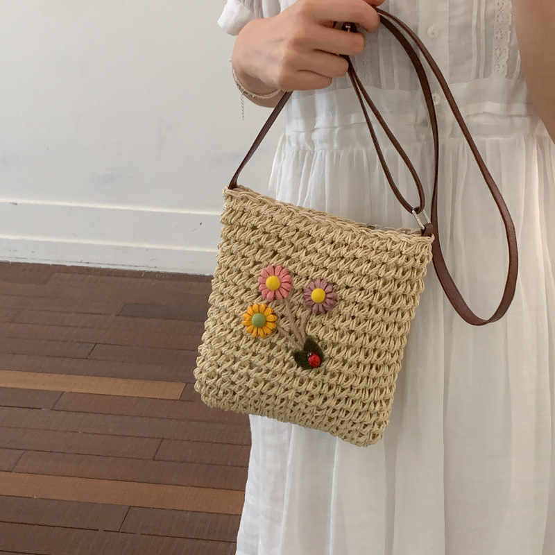 กระเป๋าสะพายข้างผู้หญิงทำจากหว - Women'S Bags Holiday บทวิจารณ์และราคา
