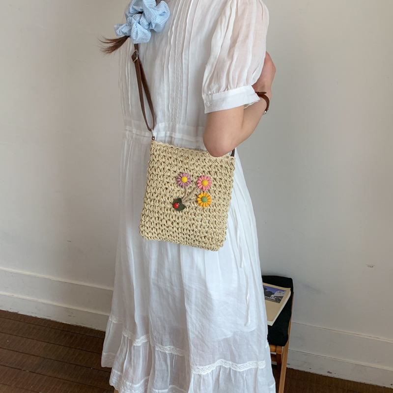 กระเป๋าสะพายข้างผู้หญิงทำจากหว - Women'S Bags Holiday บทวิจารณ์และราคา
