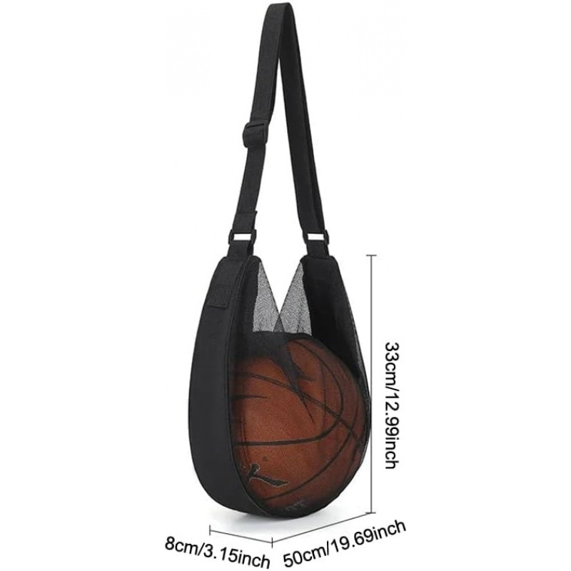 1/2 ชิ้น กระเป๋าตาข่ายใส่ลูกบอ - Mesh Net Bag บทวิจารณ์และราคา