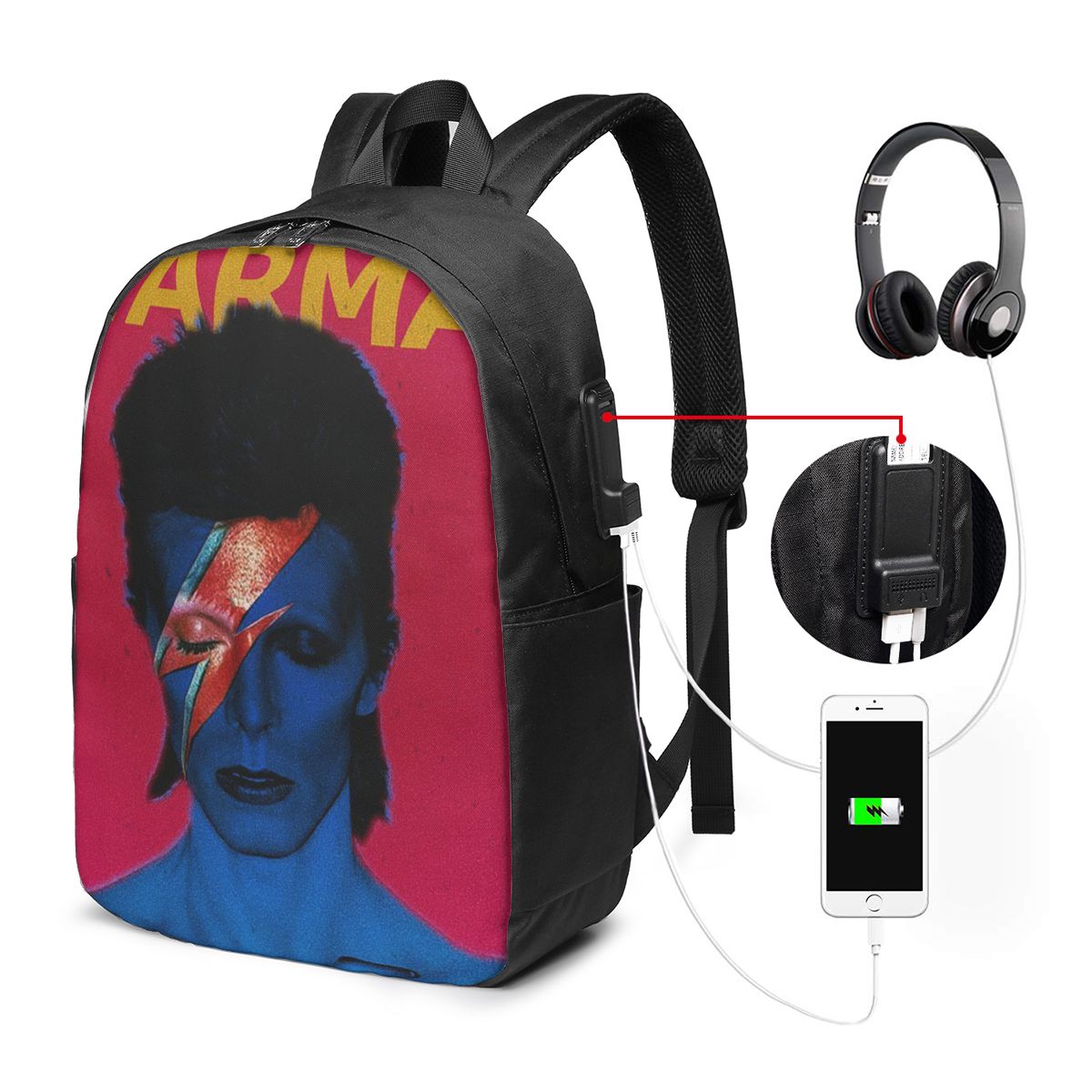เดวิด โบวีด์กระเป๋าเป้สะพายหลั - Womens Backpack บทวิจารณ์และราคา