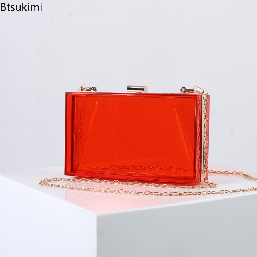 กระเป๋าคลัทช์อะคริลิกใสแฟชั่นส - Women'S Evening Bags บทวิจารณ์และราคา