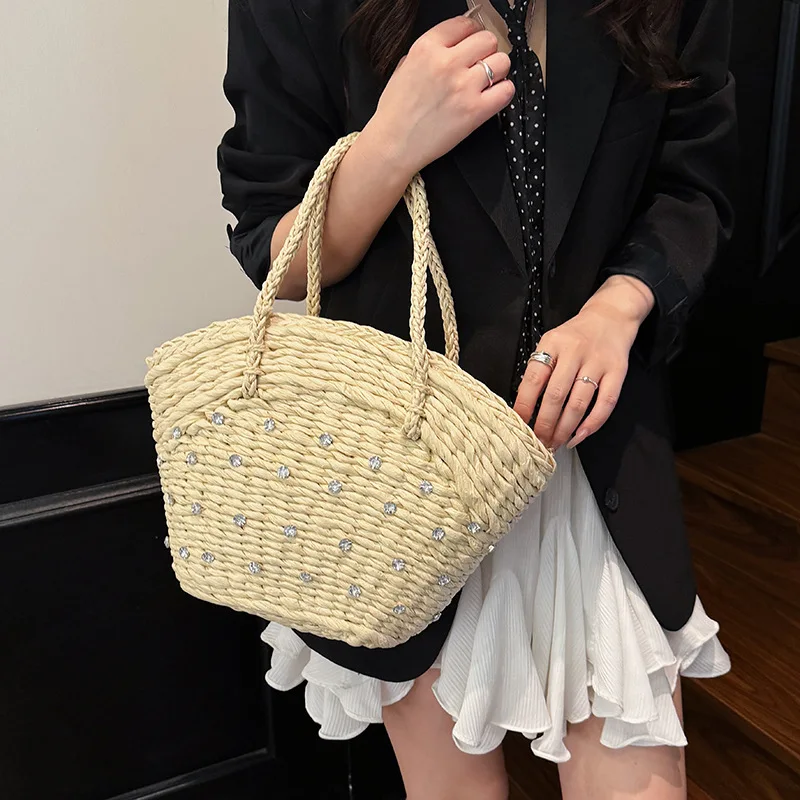 กระเป๋าถือสานทรงเพชรคุณภาพสูง  - Women Bags Branded Sale บทวิจารณ์และราคา