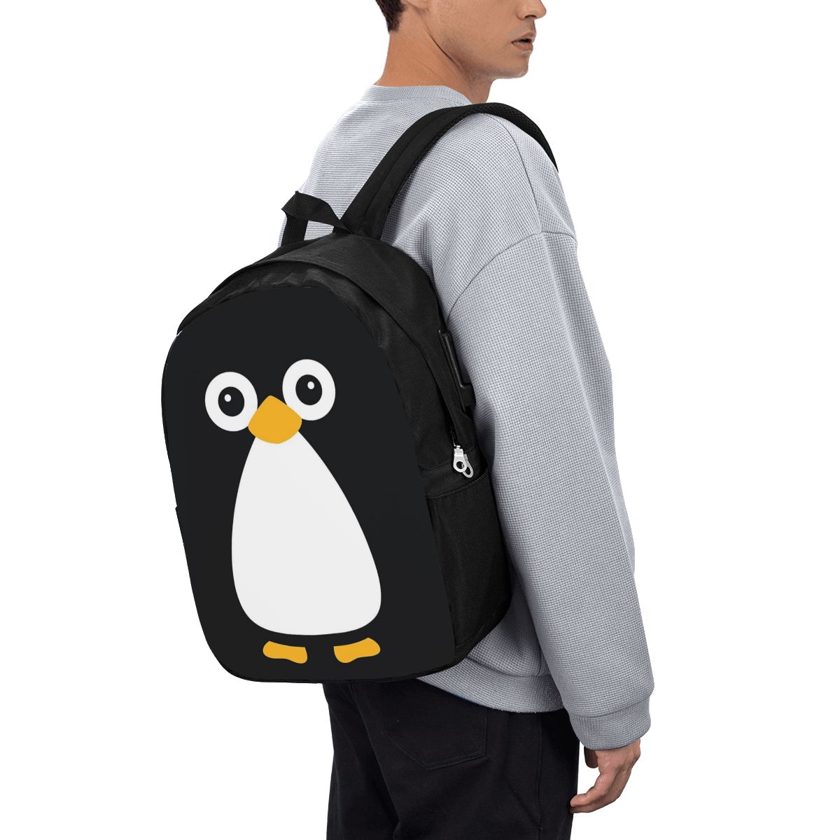 กระเป๋าเป้สะพายหลังลายเพนกวินน - Womens Backpack บทวิจารณ์และราคา