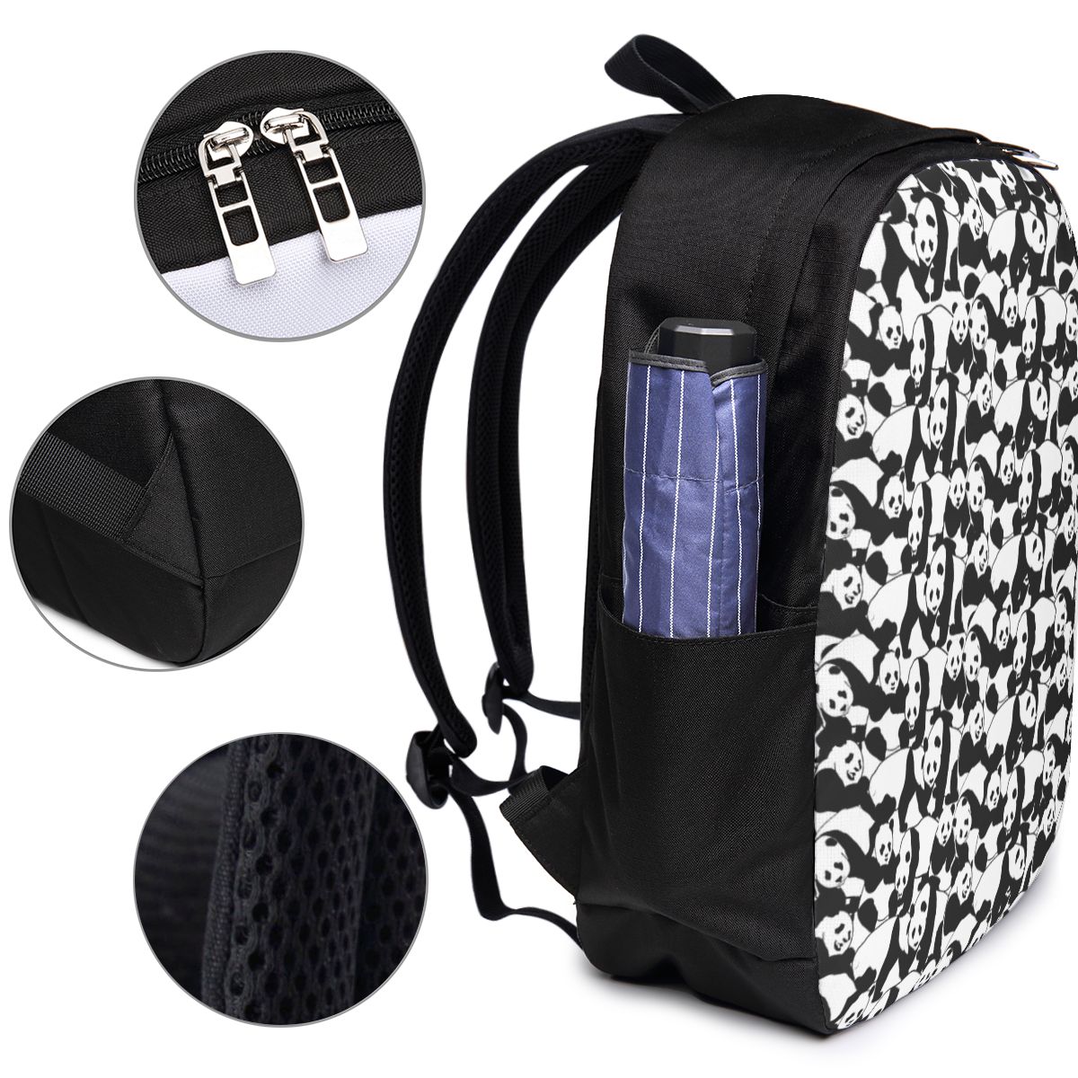 แพนด้าแพทเทิร์นกระเป๋าเป้สะพาย - Womens Backpack บทวิจารณ์และราคา