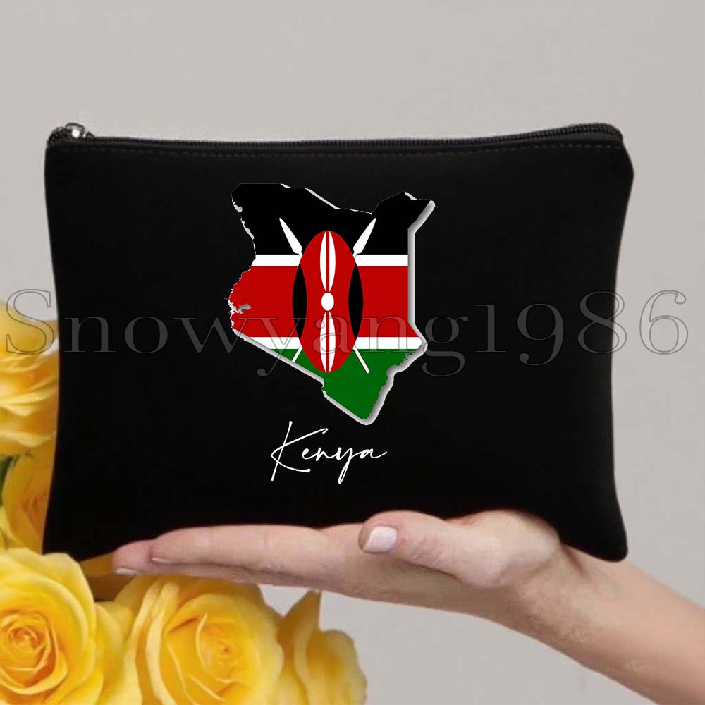 กระเป๋าเครื่องสำอางลายธงชาติเค - Women Bags Kenya บทวิจารณ์และราคา