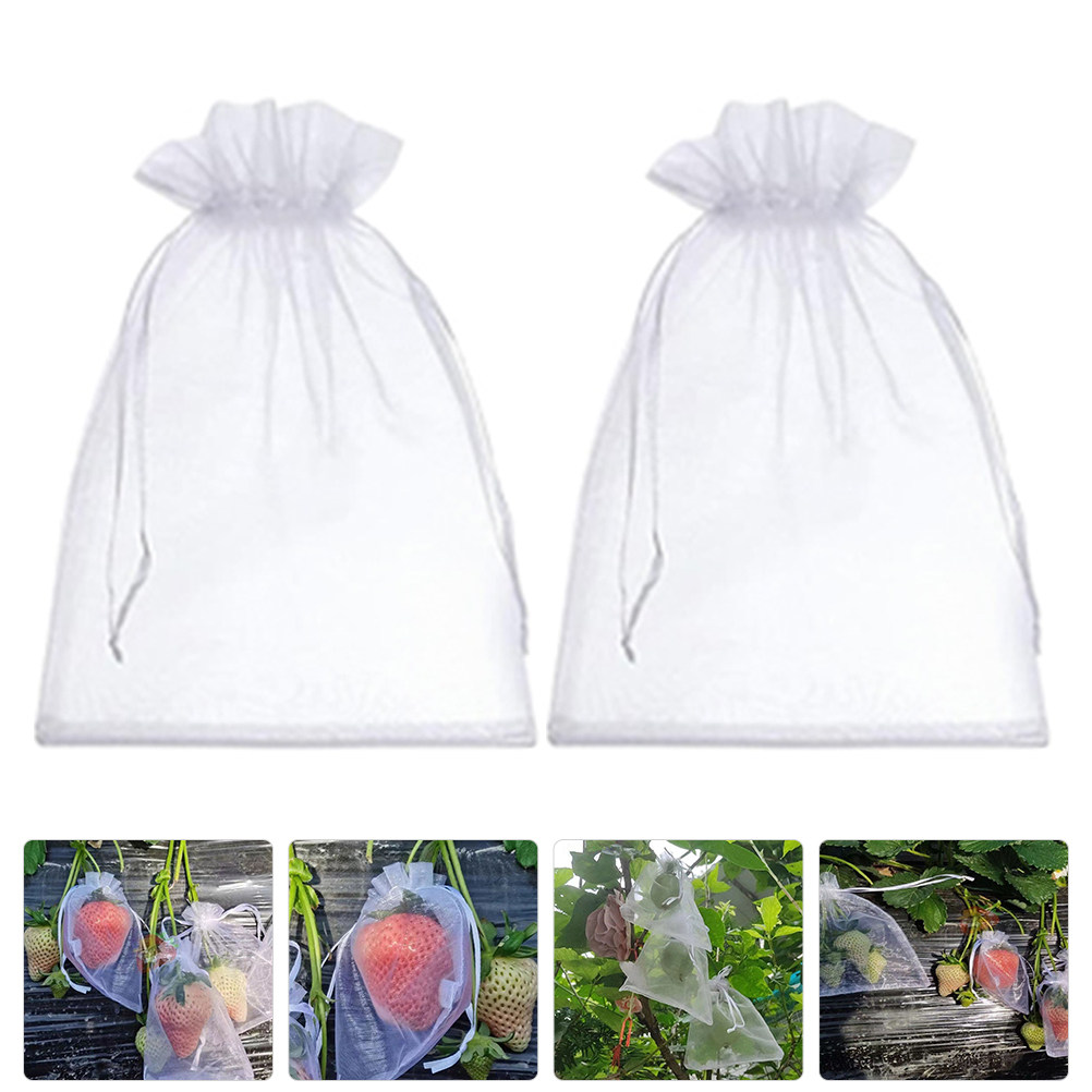 ถุงตาข่ายป้องกันผลไม้ 50 ชิ้น  - Mesh Net Bag บทวิจารณ์และราคา